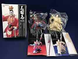 海洋堂、三国志、彩色版7体、象牙版8体、計15体!!専用ケース付き!!美品! 海洋堂、三国志、彩色版7体、象牙版8体、計15体!!専用