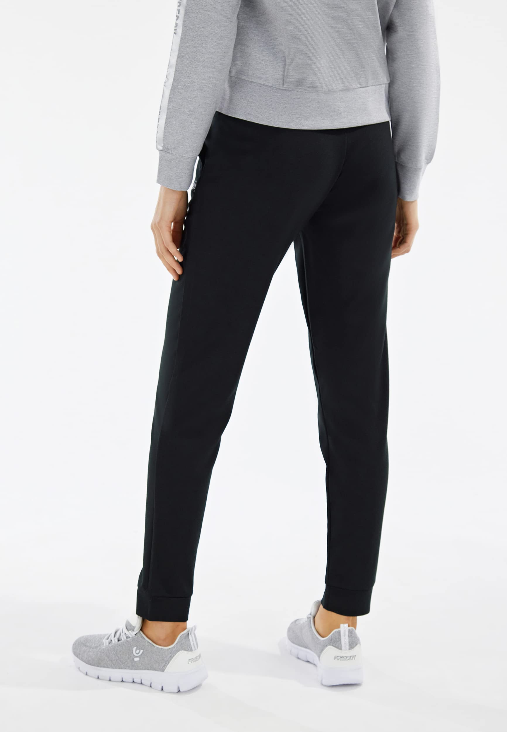FREDDY - Tuta Felpa Ottoman E Interlock Mélange Pantaloni A Contrasto,