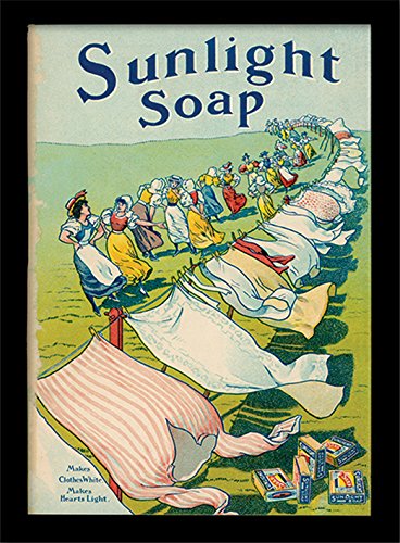 Pyramid International Sunlight Soap Memorabilia, Multi-Colour, 30 x 40 cm