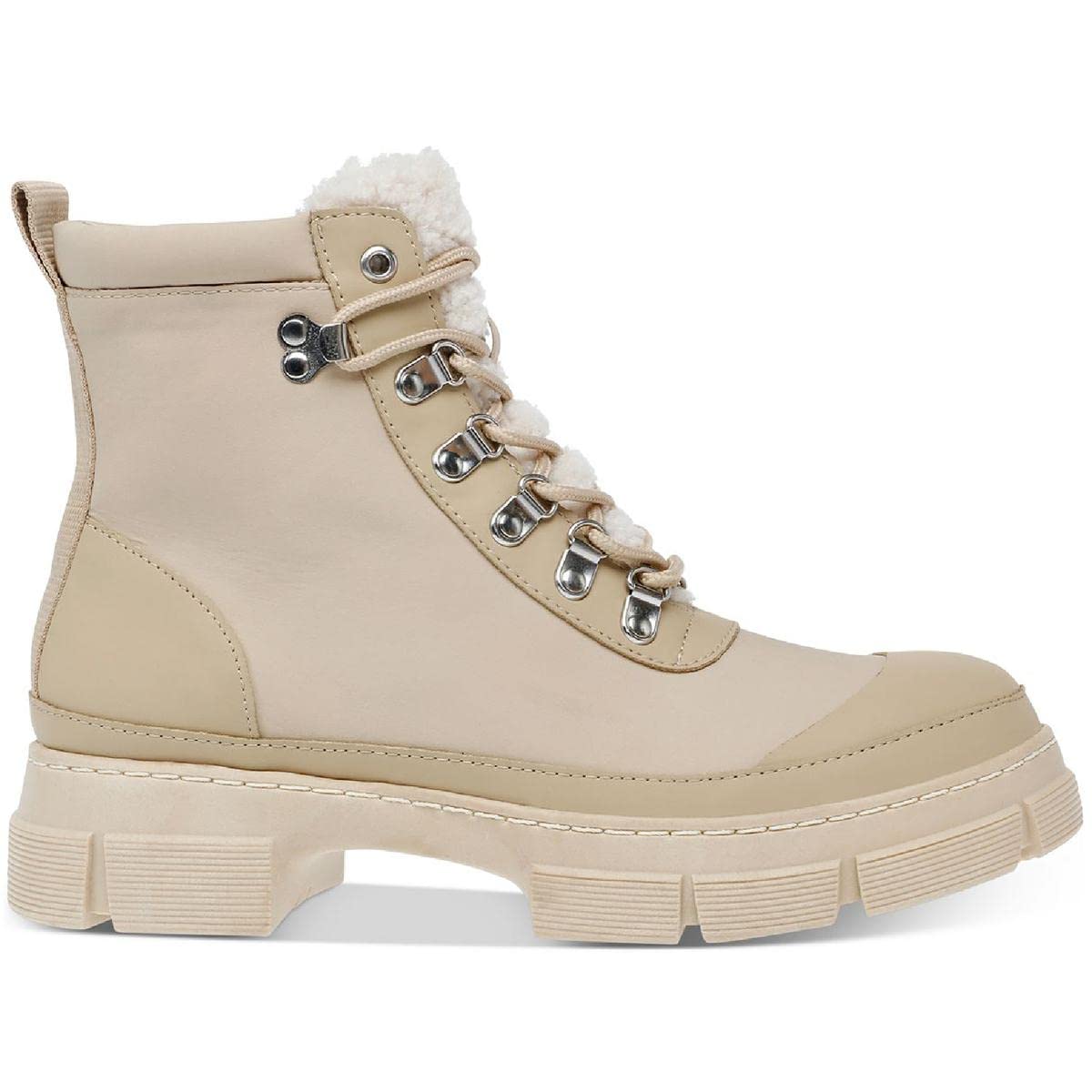 Steve Madden Women's Hildy Hiking Boot, Tan, 6.5