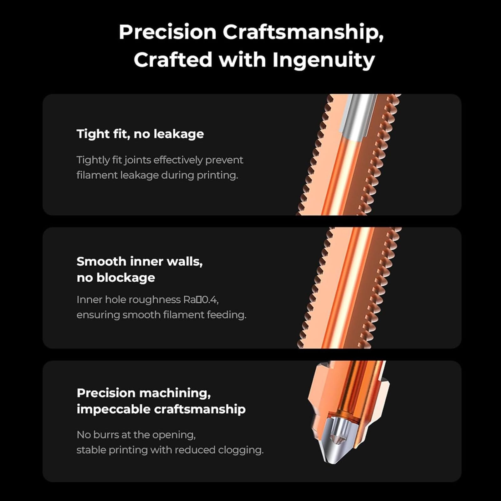 Integrated Ceramic Hotend Kit for K1 K1 Maximum K1C, All Metal Integrated Nozzle Hotend Kit, 60W 300?
