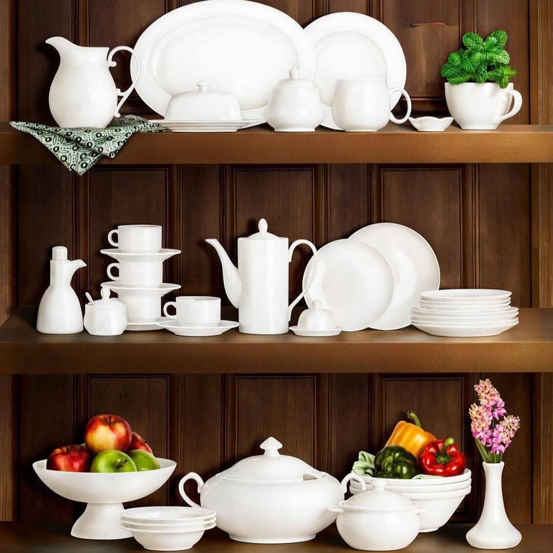 Wilmax – miska z porcelany – 1700 ml – salaterka – biała miska na przekąski, sałatkę – Ø 26 cm – miska na owoce – miska na musli – elegancka i odporna na zarysowania – idealna jako prezent
