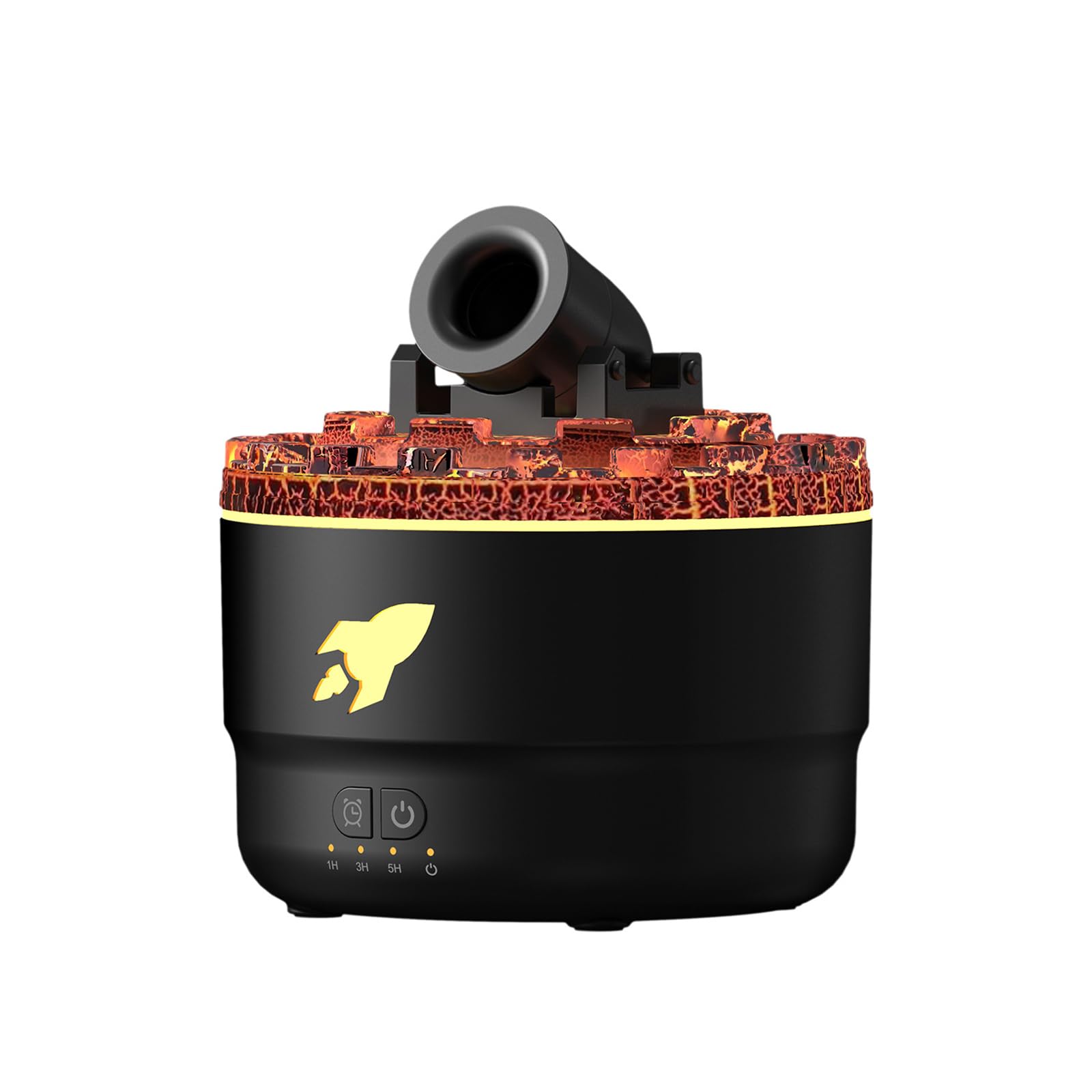 Cannon Blast Aroma Humidifier, 280ml Diffusore di Aromi Umidificatore Ambiente con luci LED, design a torretta, serbatoio grande, 7 colori, per casa, ufficio, hotel