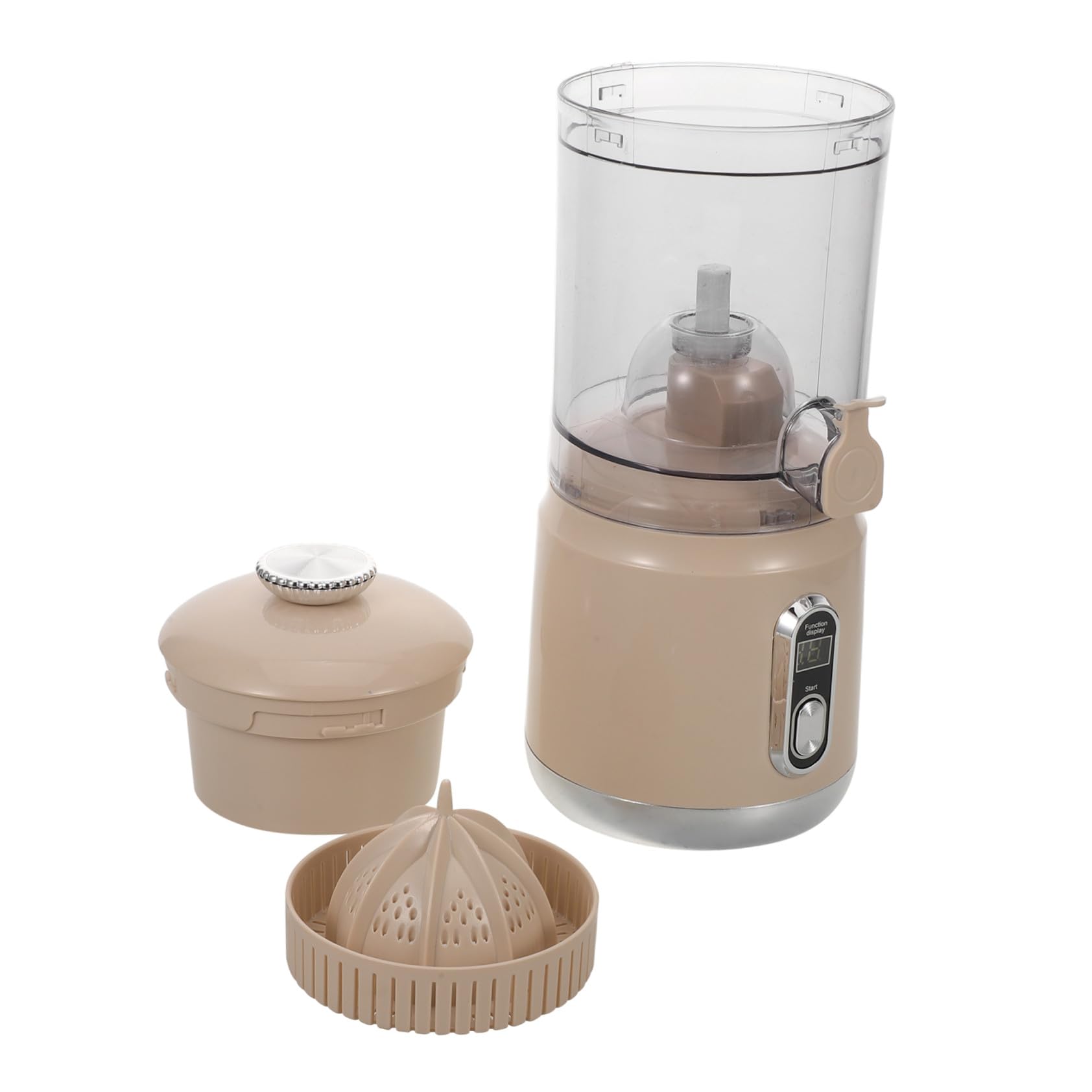 PRETYZOOM Exprimidor de Cítricos Eléctrico de Exprimidor de Naranjas Automático Separador de Pulpa de Fruta Personal para Hacer Jugos de Frutas y Bebidas Saludables Casa