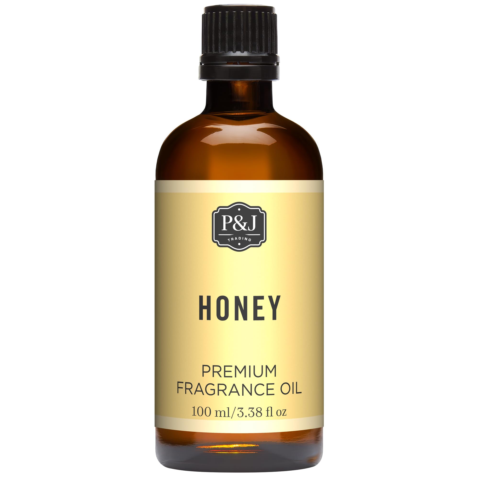P&amp;J Fragrance Oil - Honey Scented 100ml - Candle Scents, Soap Making, Diffuser Oil, Fresh Scents