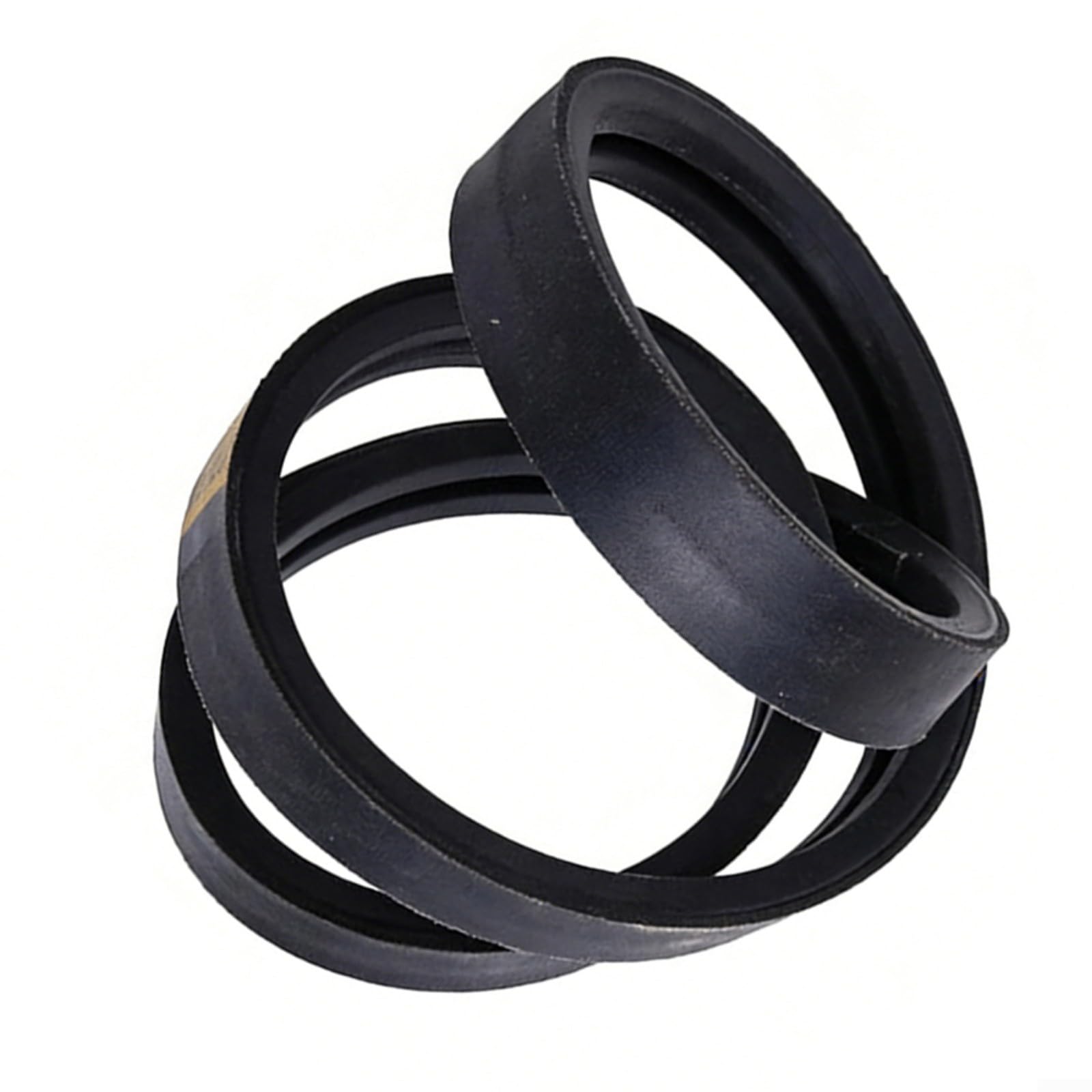 Paquete de 2 correas para cortacésped 265-296 154537-001 compatibles con Vermeer BC600XL, accesorio de repuesto negro para jardín y paisajismo al aire libre (2 piezas)