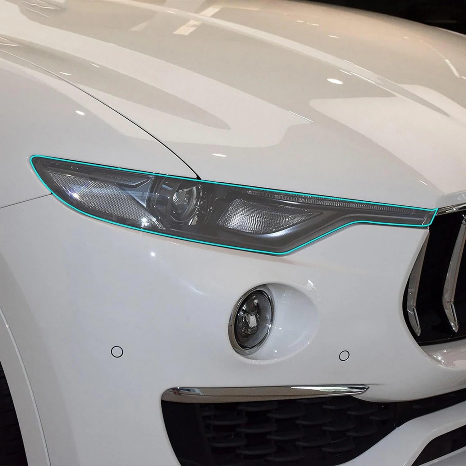 Car Headlight Protective Film Headlamp Restoration Transparent TPU Sticker，for Maserati Ghibl Levante Quattroporte Accessories