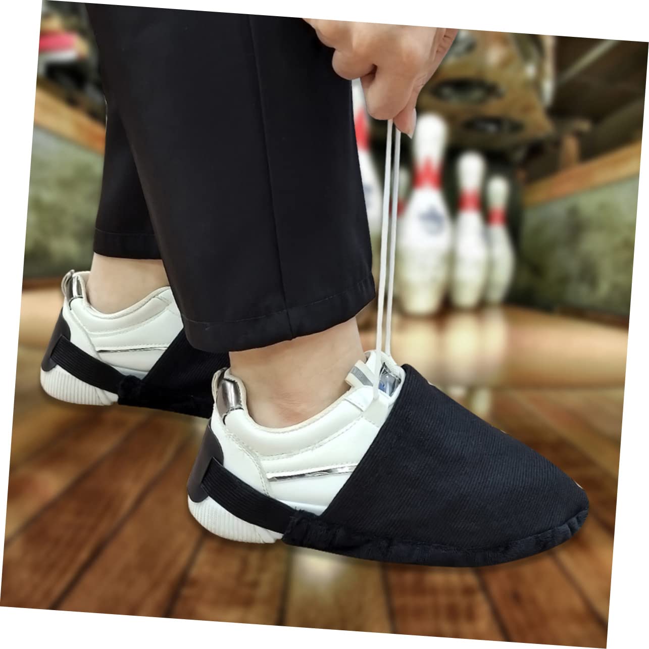 BESPORTBLE Pairs Bowling Supplies Boys and Girls Bowling Shoes Slider Cover Portable