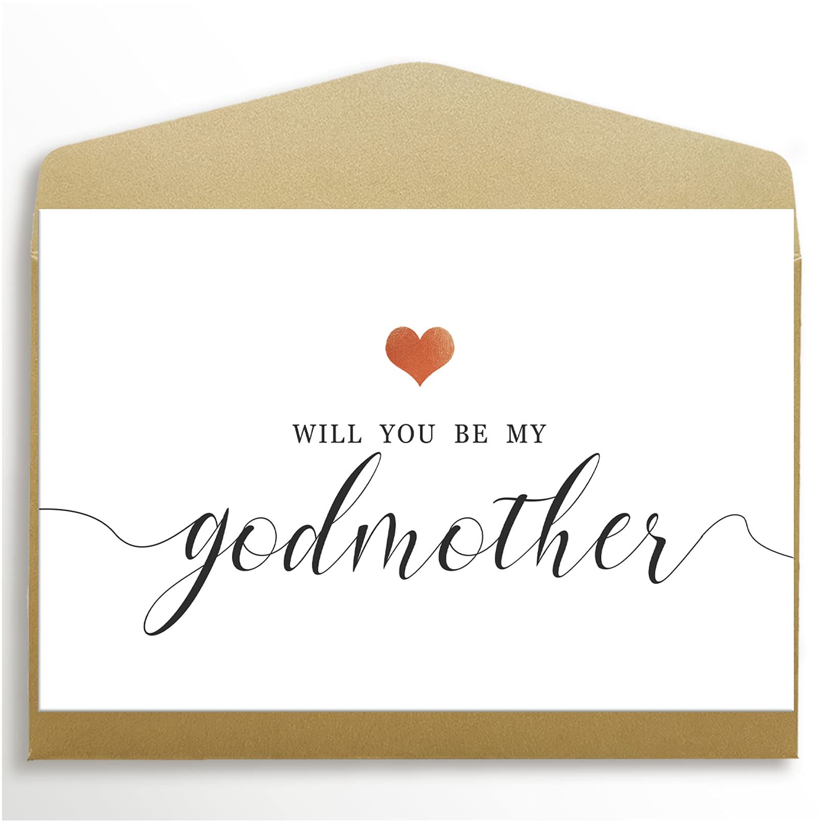 Goroar Will You Be My Godmother Card, Godmother Proposal Card, Be My Godmother Card