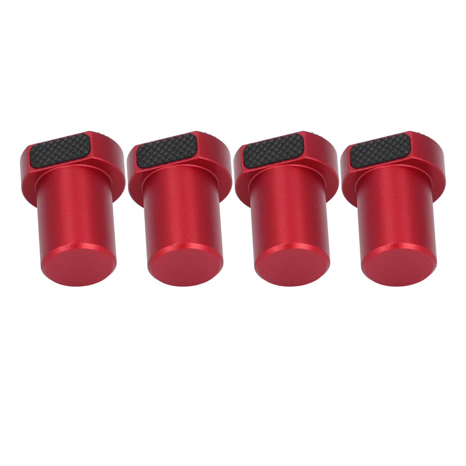 Alomejor Chiens D'établi Antidérapants en Alliage D'aluminium pour Bloc de Limite de Trou D'établi de Travail du Bois, Arrêt de Table 4 Pièces de 20 Mm pour Table de Travail du Bois, adapté à la de