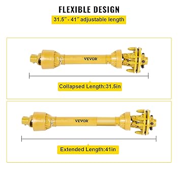 O-uuu品 Amazon.com: YIHETOP Pto Shaft Pto Drive Shaft 1-3/8