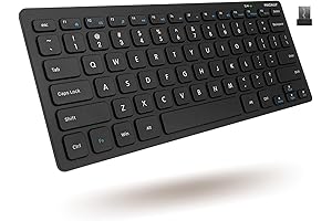 Macally: Laptop Style Keyboard — Small, Wireless Keyboard for a Comfortable Typing Experience