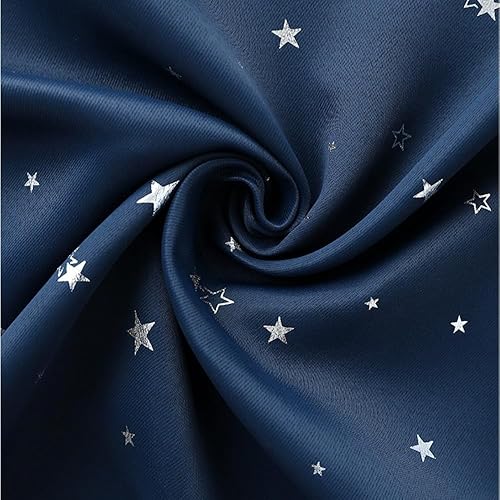 Miniatura 2 de WPKIRA - Cortina blackout con diseño de ondas a rayas con ojales para ventana y puerta, cortinas térmicas para puertas, 1 panel