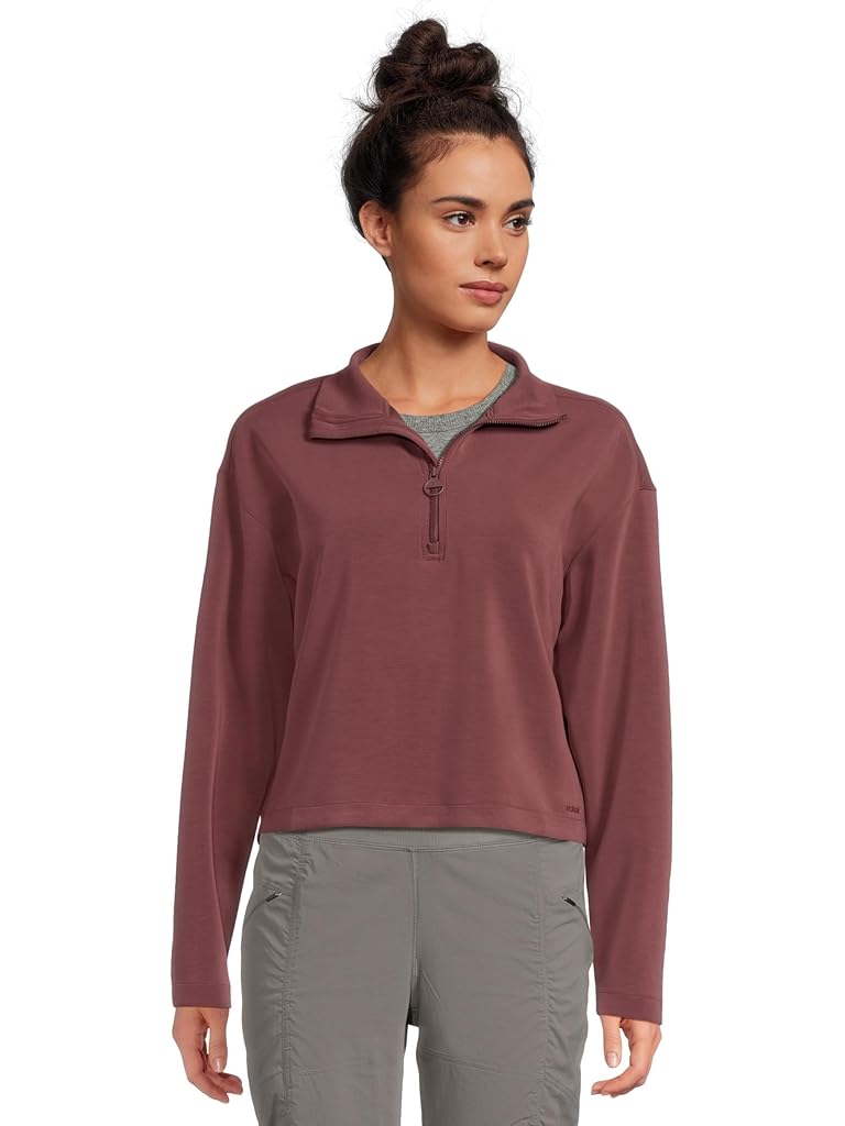 Brown Prana Shea Half Zip