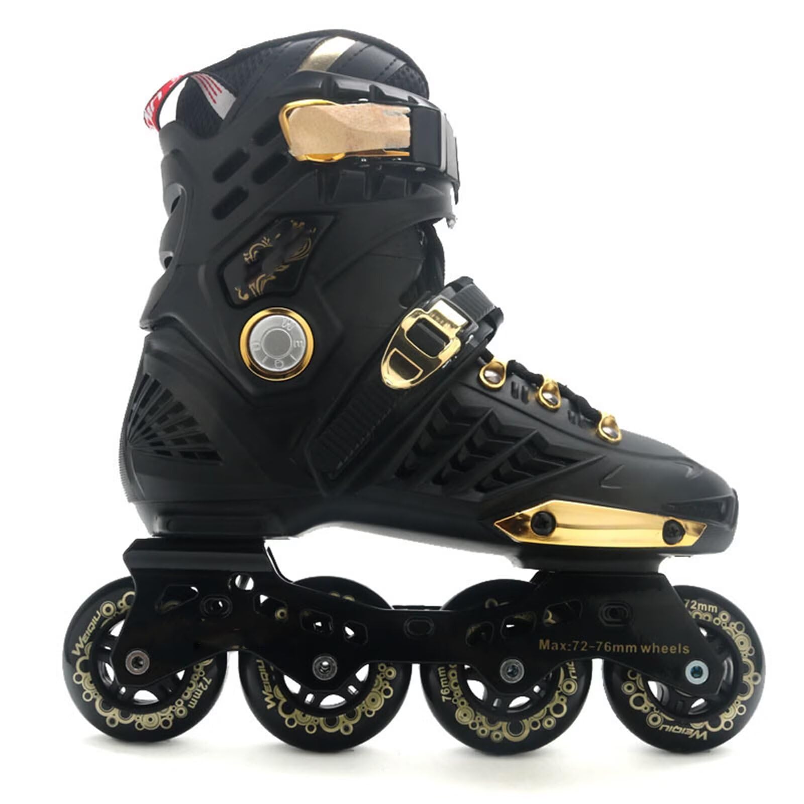 Inline Roller Skates - Skating for Women and Men Carbon Fiber Speed Comfortable Durable Fitness Skate College Students Beginners Outdoor
