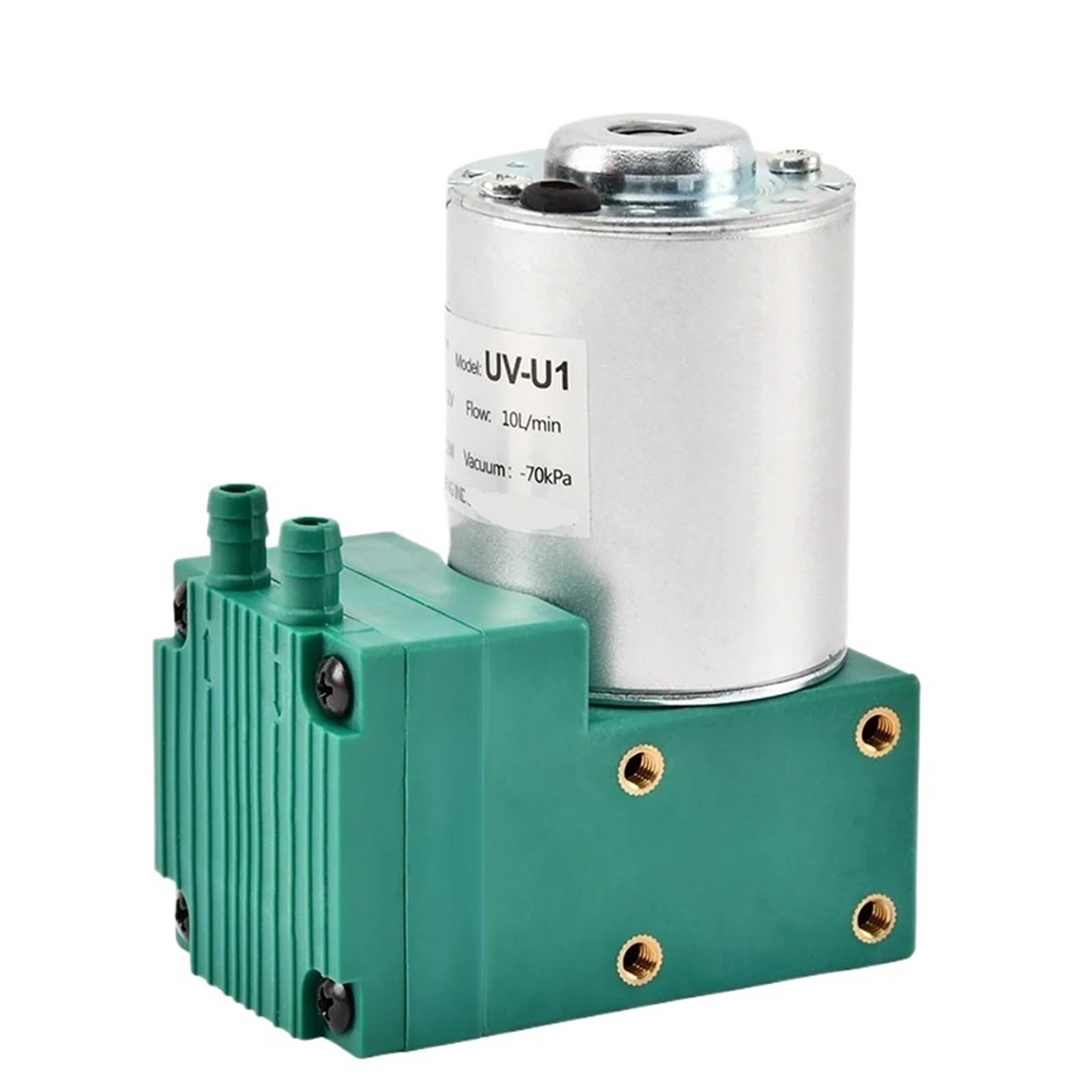 Bomba de vacío CC 12V mini de gran succión diafragma para proyectos UV-U1-12V