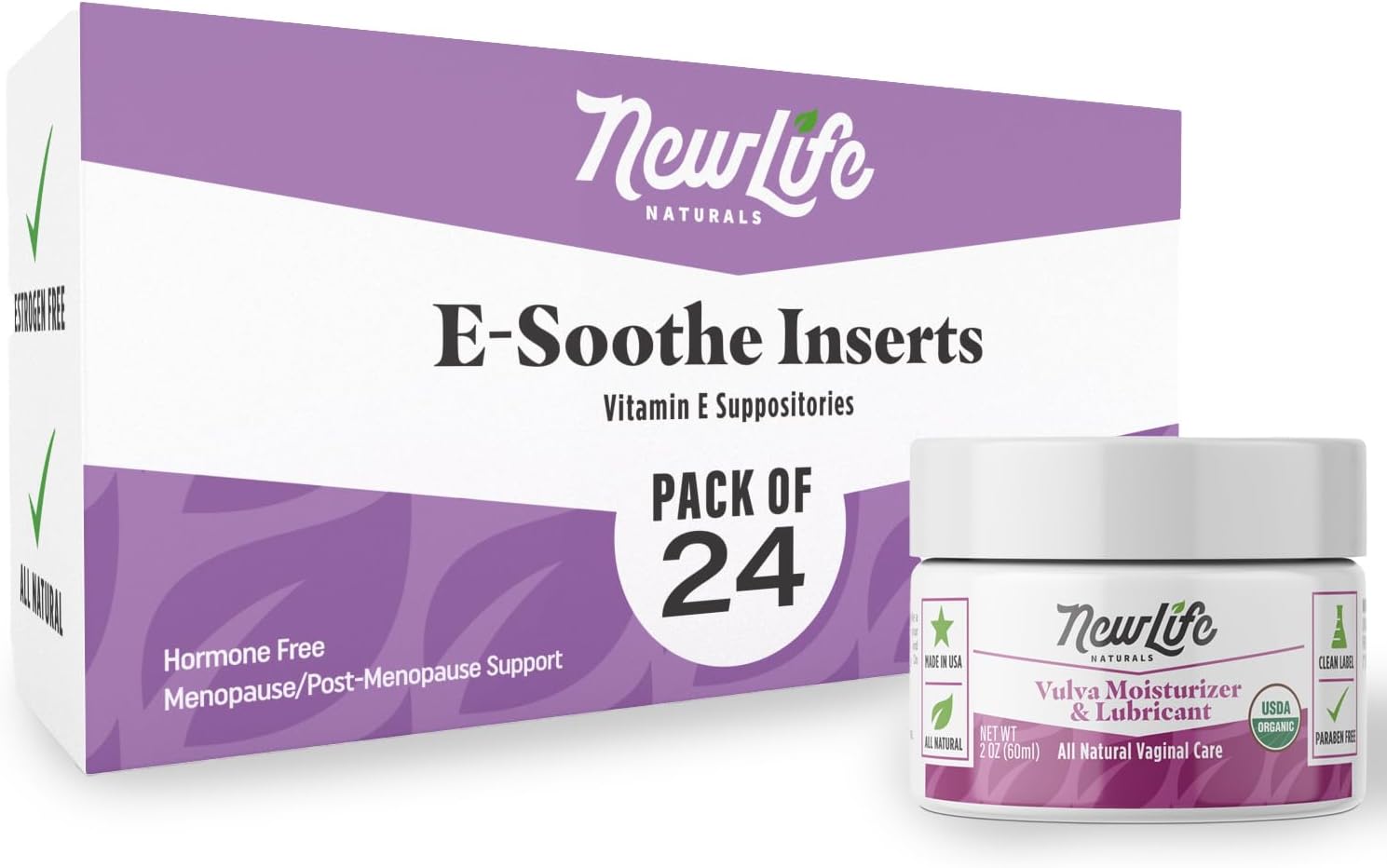 NewLife Naturals Feminine Care Duo Vitamin E Suppositories