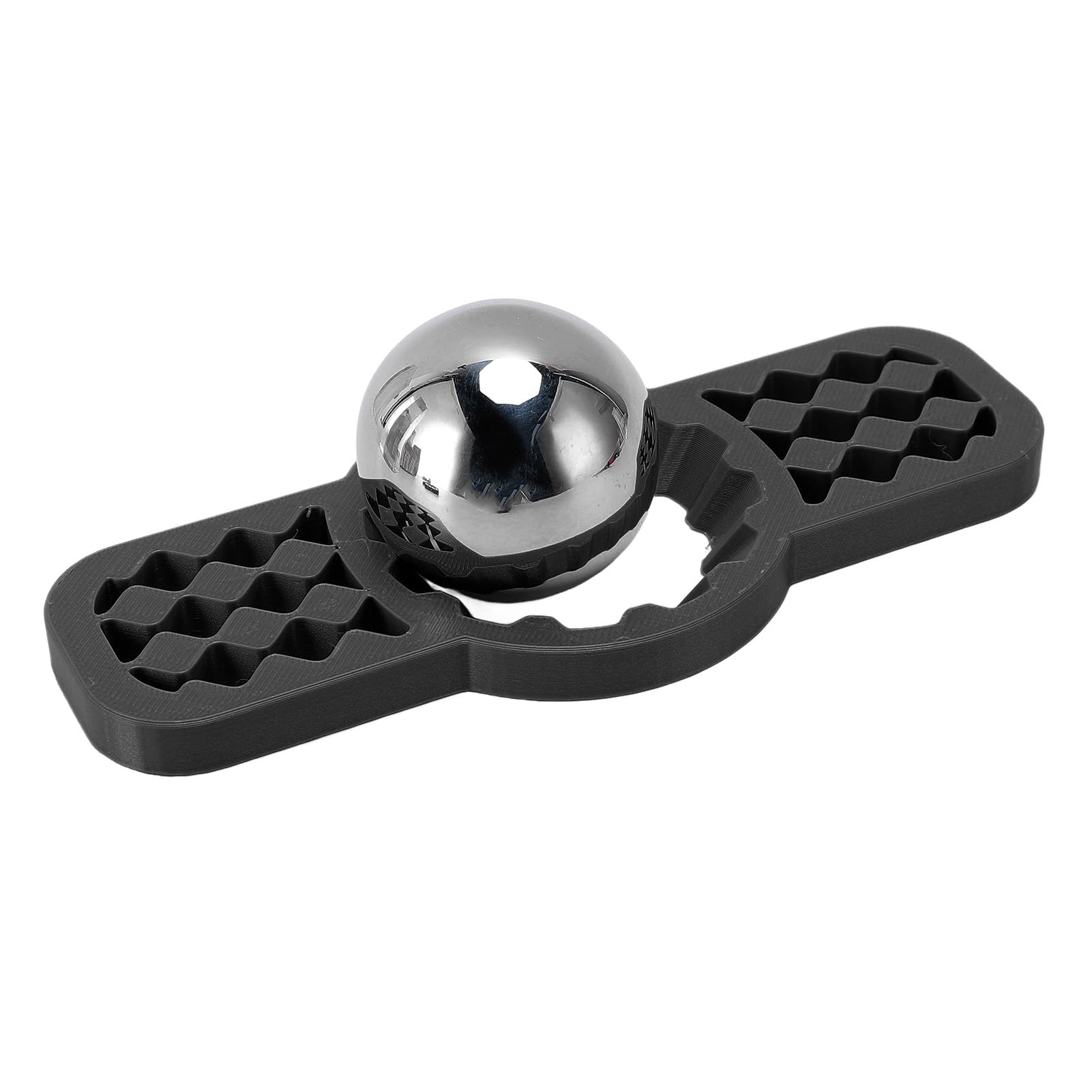 Stainless Steel Coffee Cooler Enhanced Flavor Reusable for Whiskey Cocktail (Black)