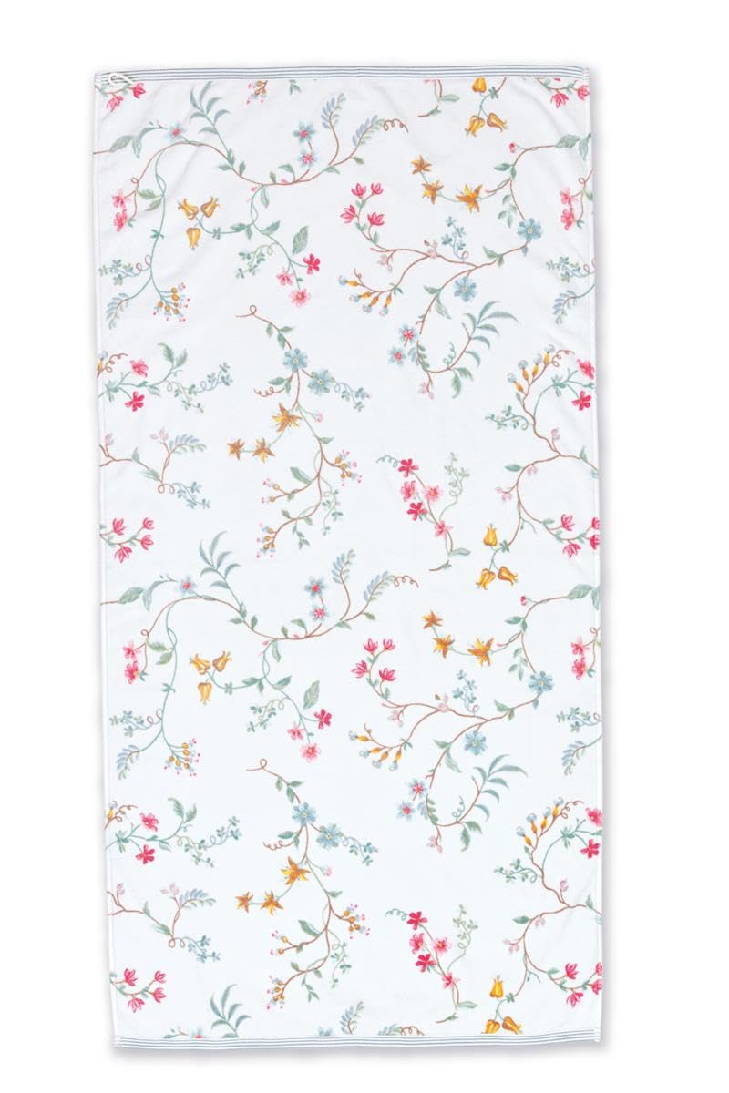 Pip Duschtuch Les Fleurs Farbe White Größe 70x140cm