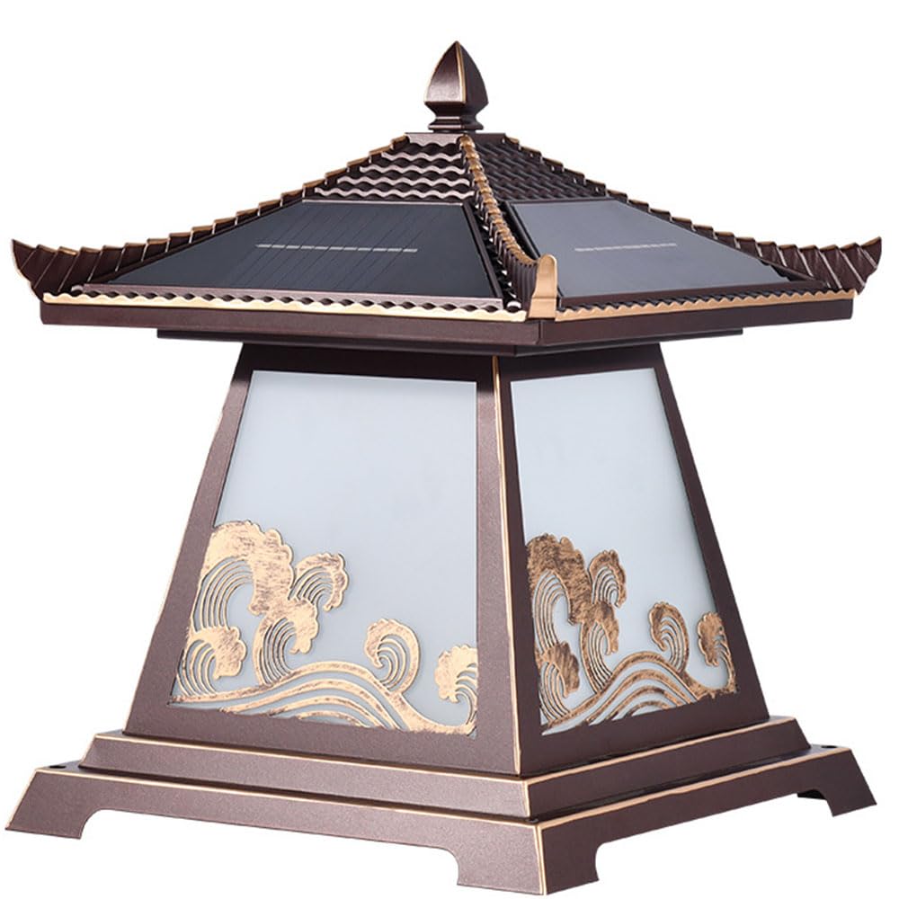 Phare extérieur pour pilier de terrasse et muret de jardin