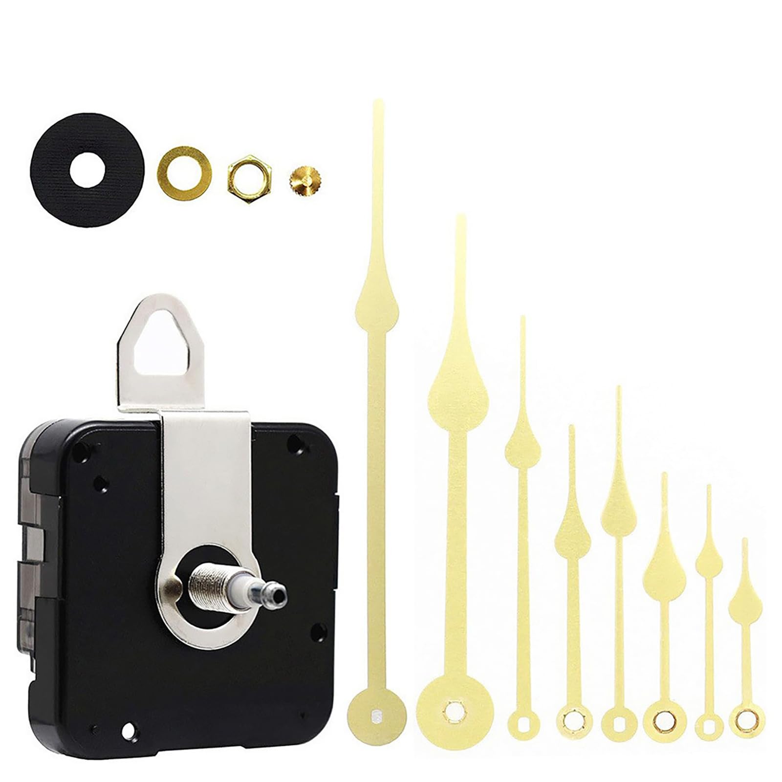 TFAOYS Silents Clock Movement Mechanism Diys Clock Repair Parts Motor Replacement Battery Operated Silents Clocks Set Mechanism Kits