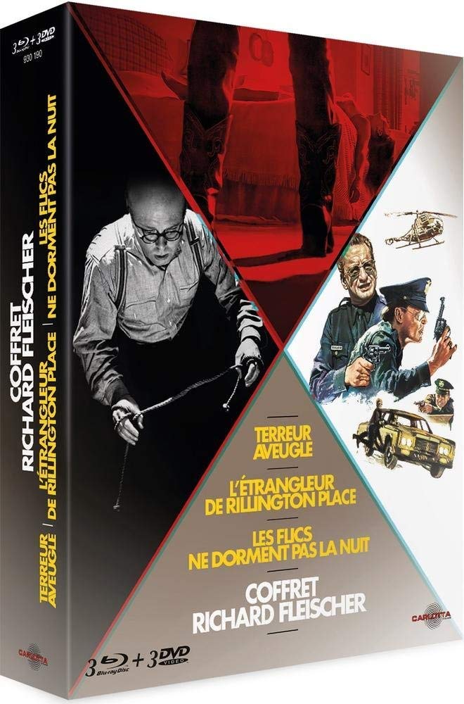 Richard Fleischer Collection - 6-Disc Boxset  See No Evil / 10 Rillington Place / The New Centurions  Blu-Ray & DVD Combo [ Franz sische Import ] Blu-Ray