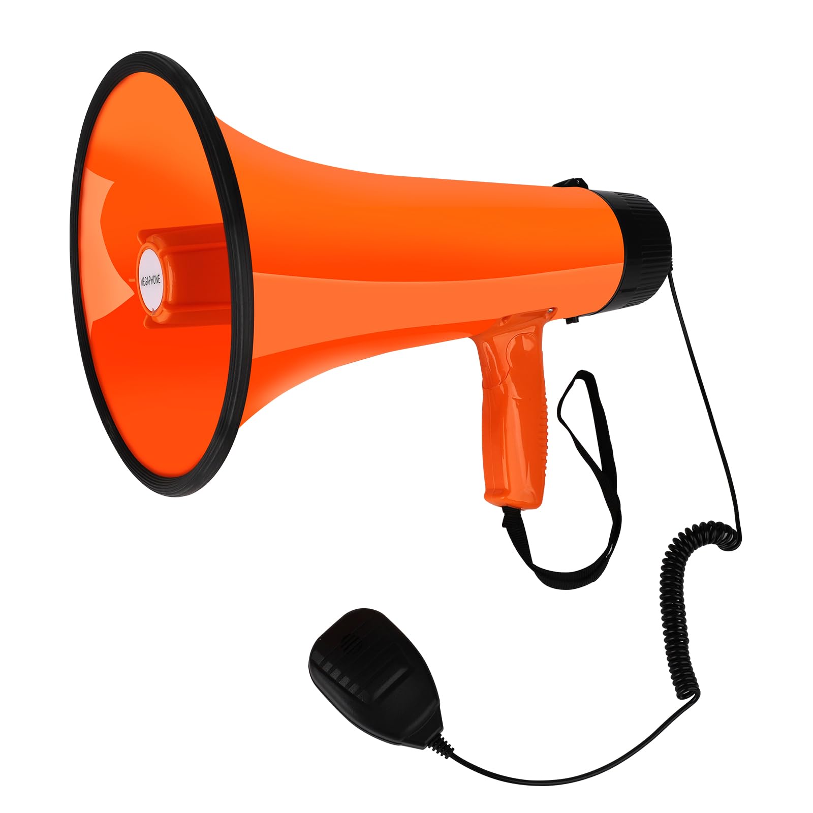 Megaphone Bullhorn - with Built-in Siren 35 Watt&40 Watt Voice Recorder & 400 Meters - Ideal for Football, Soccer, Baseball, Hockey, Basketball, Cheerleading Fans & Coaches