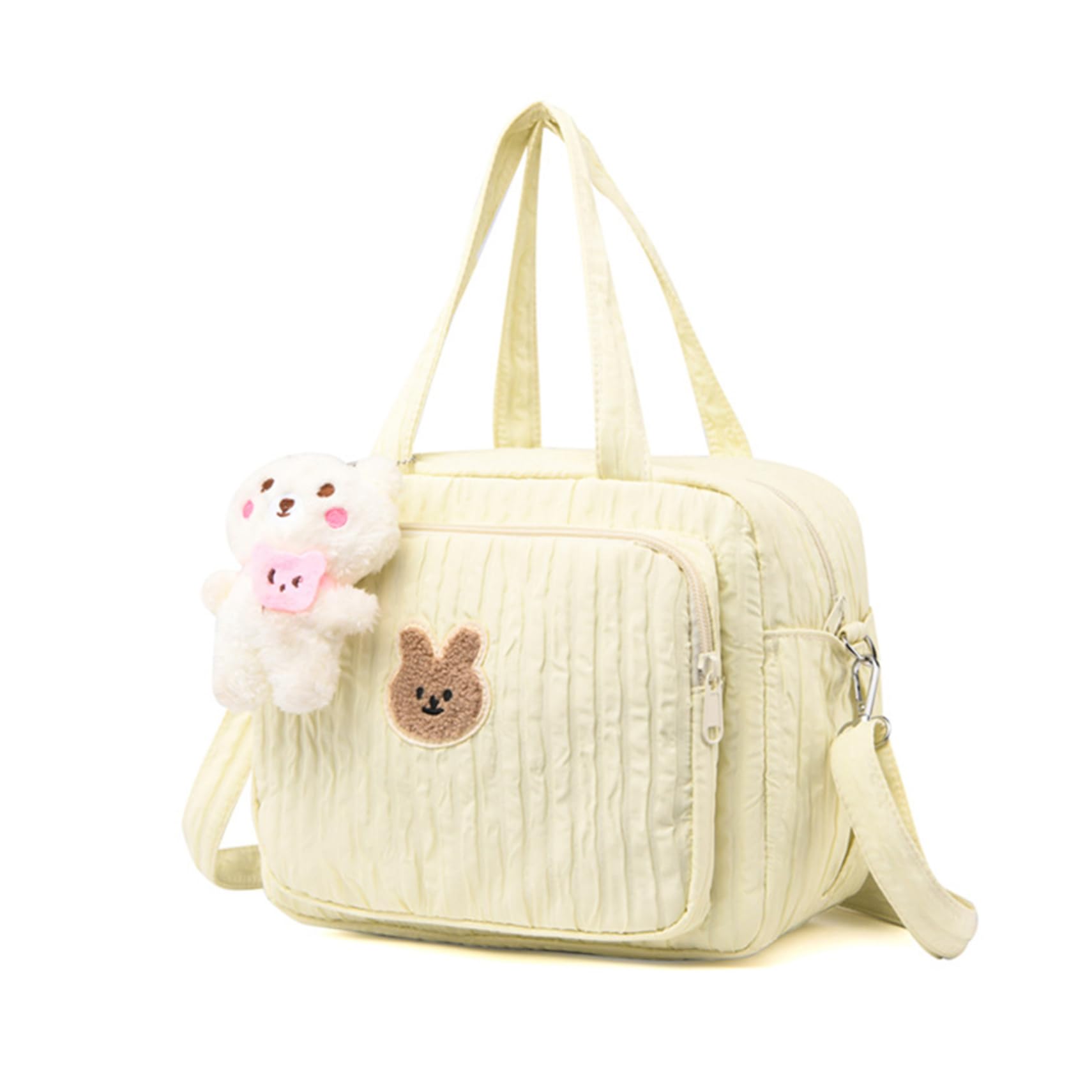 Bolso de pañales amarillo ideal para paseos cómodos con tu bebé 8
