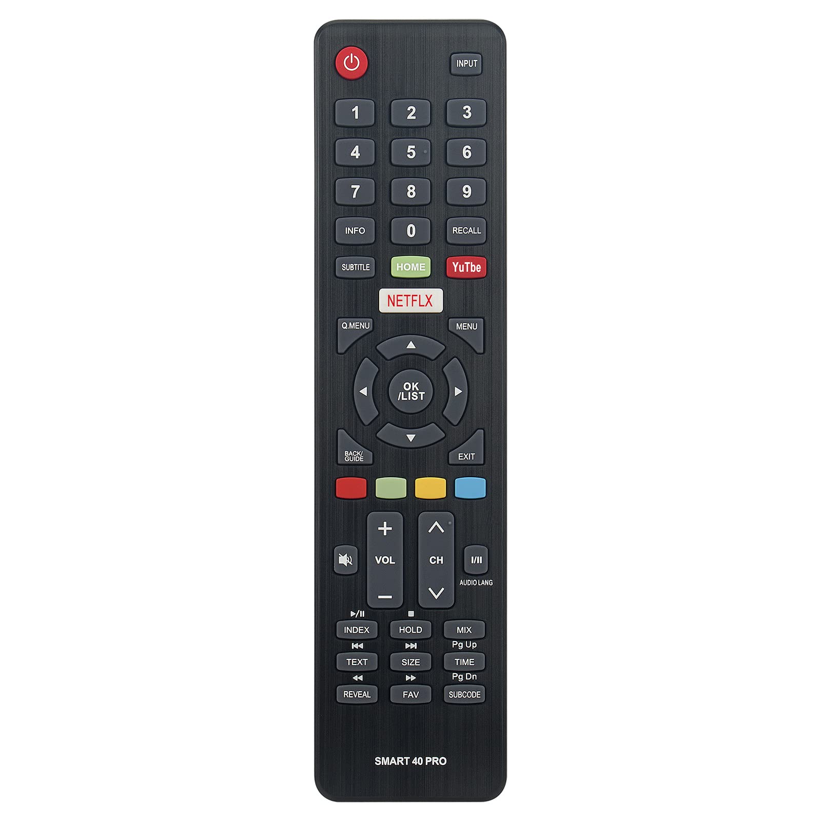 VINABTY SMART 40 PRO Telecomando sostitutivo per DYON HD Smart TV D800168 SMART-40-PRO SMART 40 PRO per Dyon Smart 40 Pro D800149 Remote Control