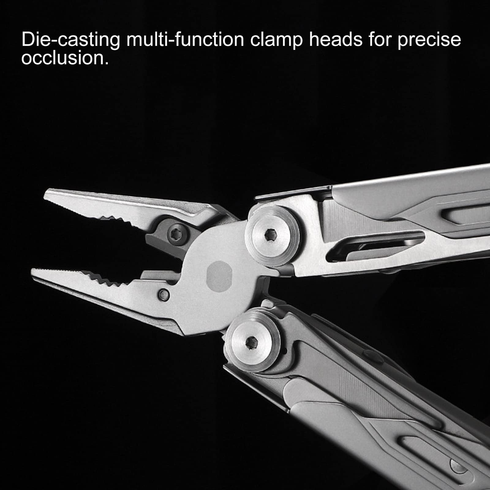 17-En-1 Multifonctions Acier Inoxydable Conçue Outil Multitool Pince De Poche Couteau Pliant Avec Poignée Ergono Pour Extérieur, Survie,Réparation Simple,Camping,Randonnée
