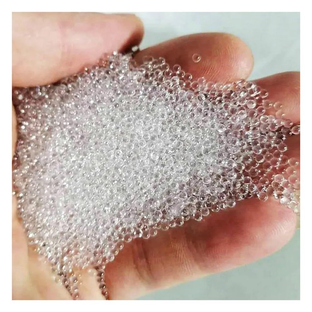 500 g/sac de microbilles de verre for expériences de broyage, de pulvérisation et de chauffage en laboratoire(0.4-0.6mm)