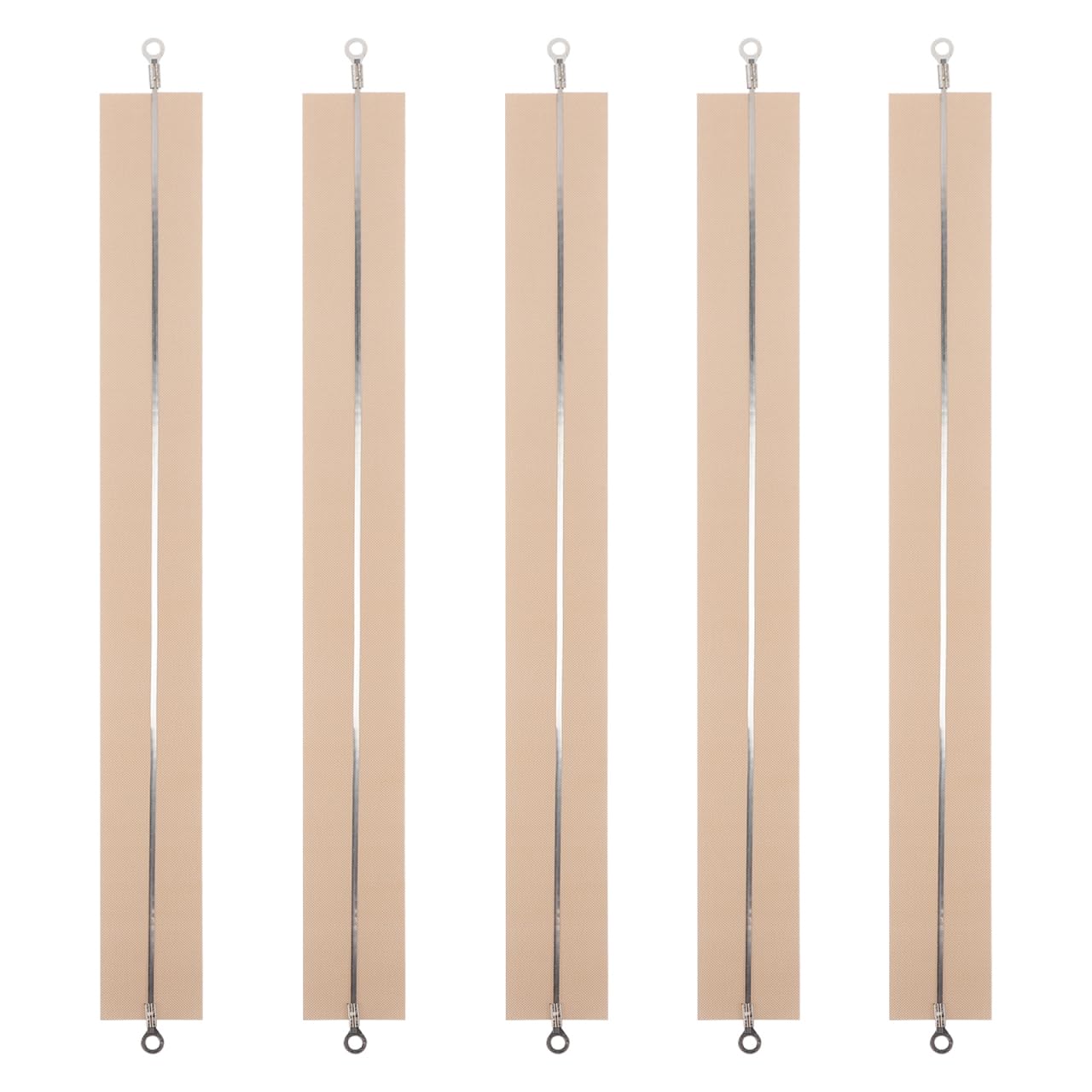 5 Pcs Impu lse Heat Sealer Elements and Silicone Seal Strips Kit for Plastic Bag Sealing, 300mm Length, Ideal for Food Preservation and Storage