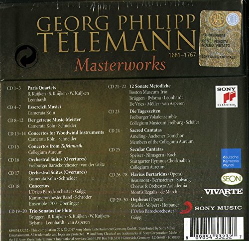 Georg Philipp Telemann - i Capolavori - [30 CD]
