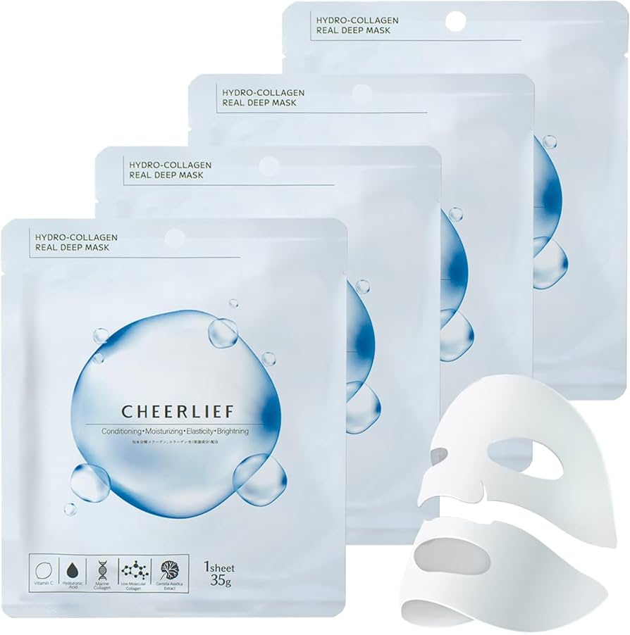 Amazon.co.jp: 【CHEERLIEF】チアリーフ水光肌マスク フェイス