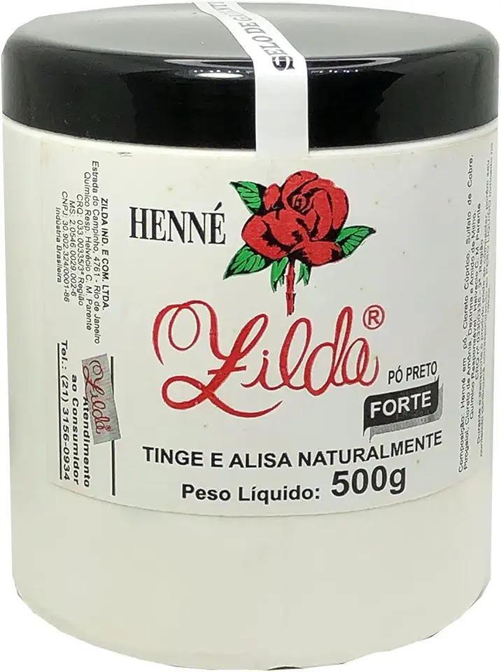 Henné Zilda Pó Forte 500g