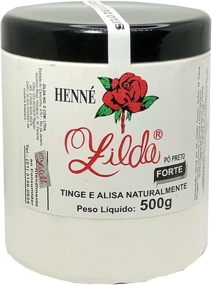Henné Zilda Pó Forte 500g