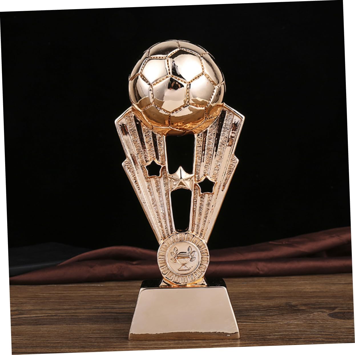 BESPORTBLE Plating Resin Soccer Trophy Base Bronze Winner Award for School Office Kindergarten for Team Recognition and Celebrations
