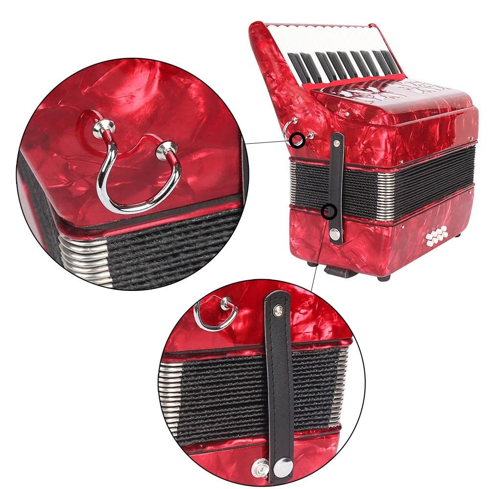 Amazon.co.jp: プロフェッショナルピアノアコーディオン 22 キー 8