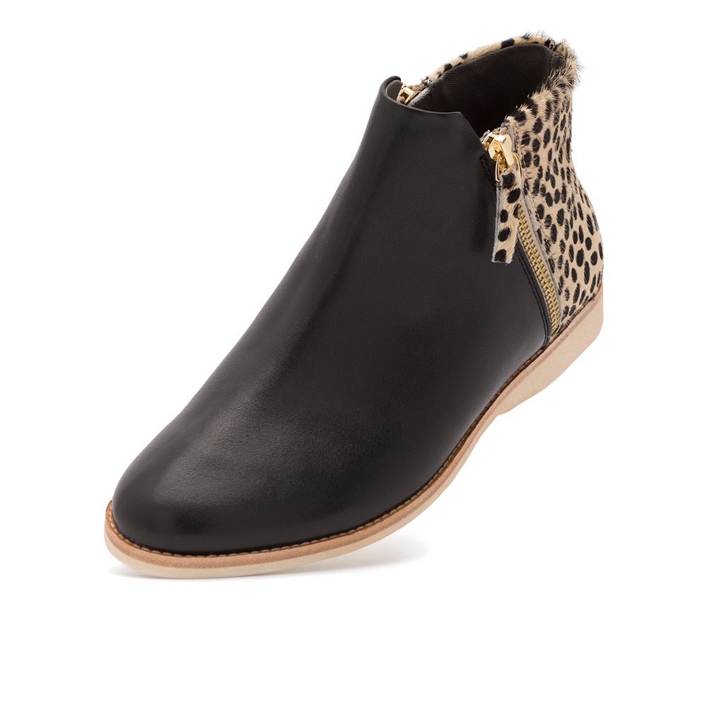 Rollie Women's Lightweight Diagonal Side Zip Boot Lightest Weight in Premium Leathers Perfect for Travel and Walking with Comfort Removable Memory Foam Footbeds Perfect for Orthotics