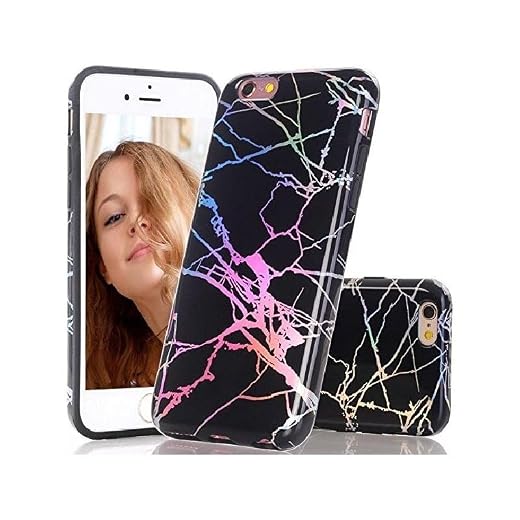 iPhone 6/6S Stötdämpande Marmorskal Lazr®