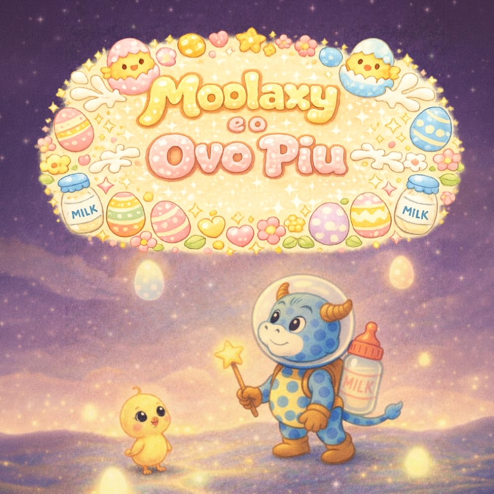 Moolaxy e o Ovo Piu: Uma doce aventura brilhante com um pequeno pintinho (moolaxy (edição em português))