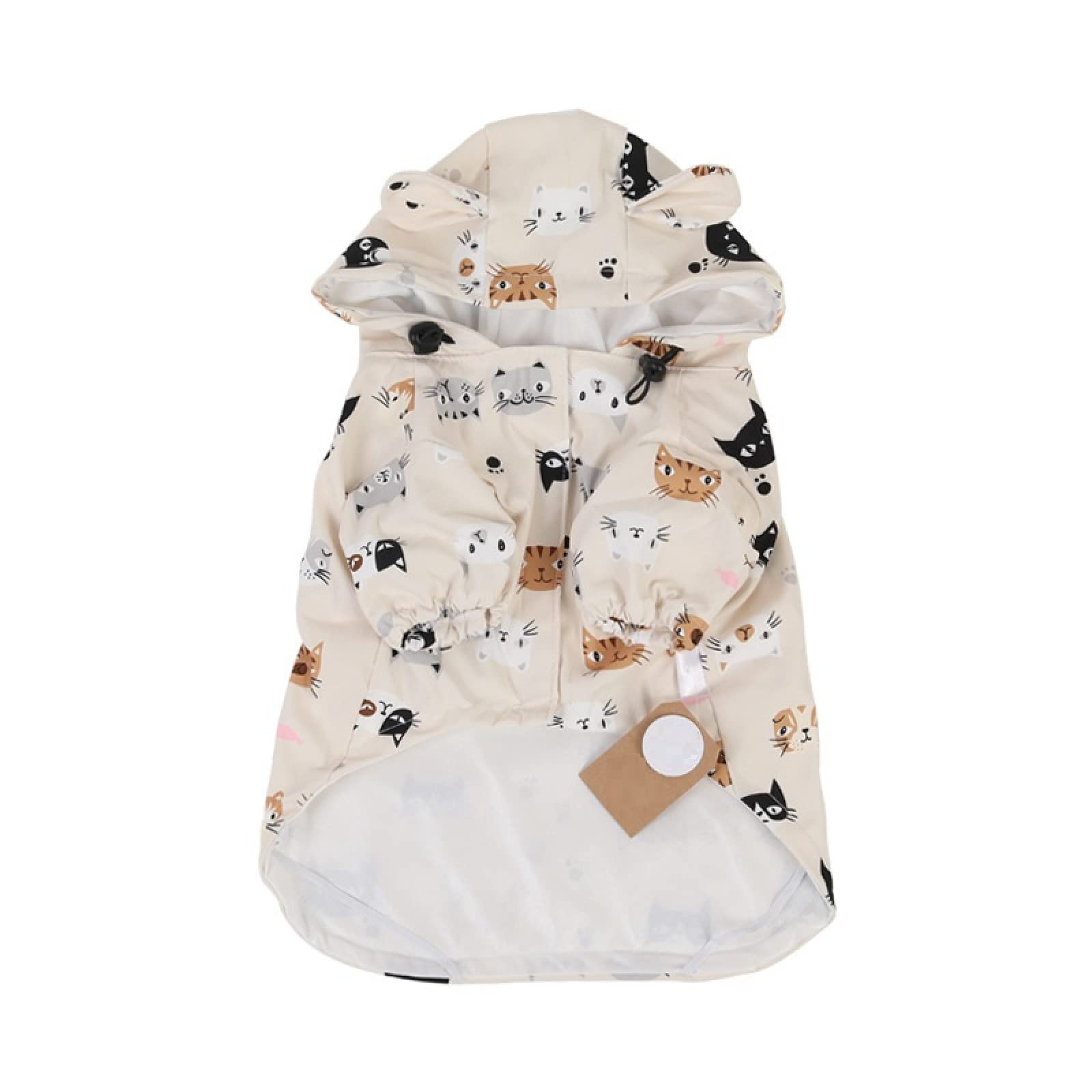 Dog Raincoat Pet Dog Raincoat Pug French Bulldog Clothes Waterproof Clothing For Dog Rain Jacket Poodle Schnauzer Corgi Raincoat 1Pcs B M
