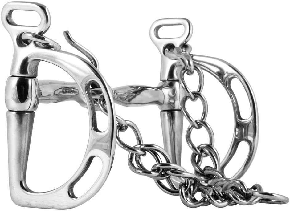FES Uxeter Horse Snaffle Kimberwick | Superior Horse Control | Ideal for Pulling Horses | Variable Leverage Options | Robust Stainless Steel | Equestrian Essential