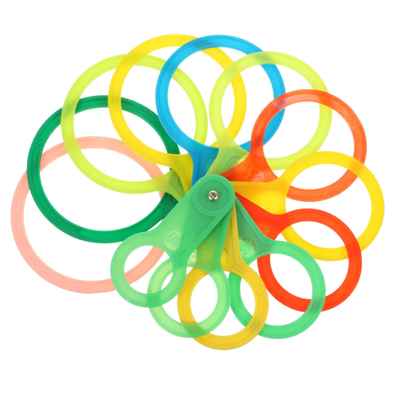 GANAZONO 1 Set Fruit Grading Circle Fruits Measurement Tool Meters Dispenser Maple Sweetener Fruits Diameter Measuring Laps Boards Tape Measure Body Gauge Fruit Cutters Ticking Tin Plastic