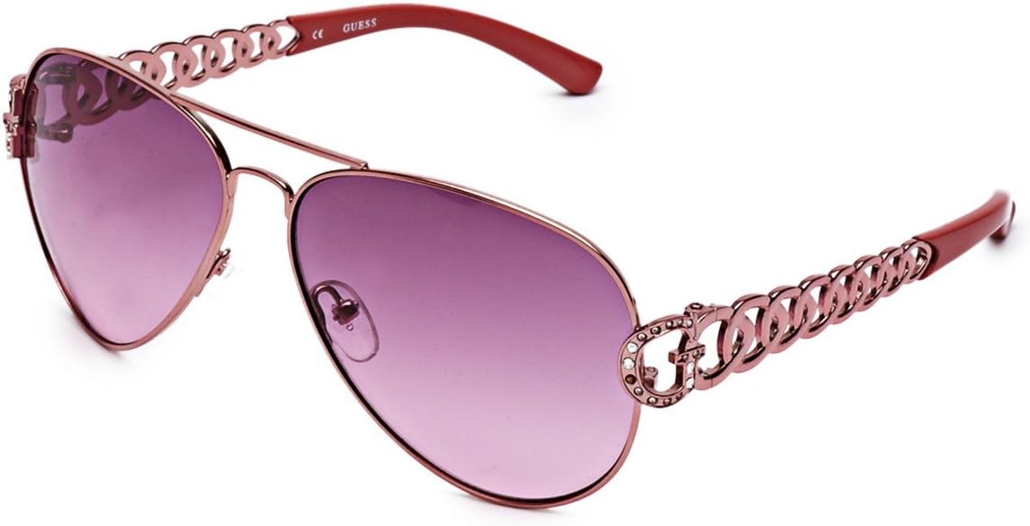 Chain-Link Aviator Sunglasses