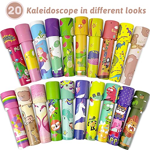 Juuxncgv 20 PCS Classic Retro Kaleidoscope Toys,Cute Educational Kaleidoscope Toy for Goodie Bag Stuffers,Kids,Party Favors,Birthday Returns Gifts, School Carnival Prizes,Classroom Prizes - Thumbnail 3