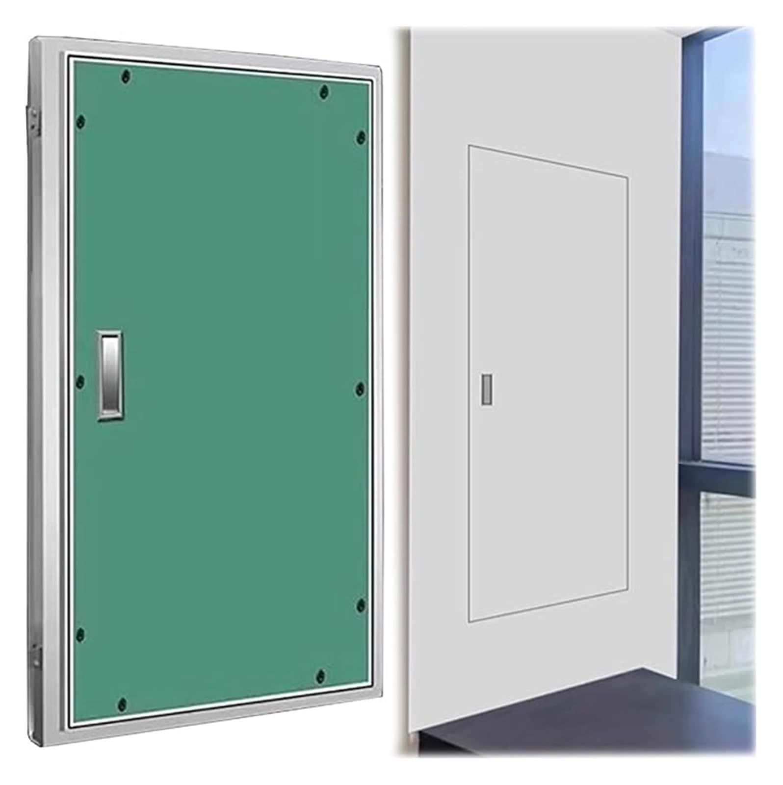 Unterputz-Zugangsplattenabdeckung, dekorative elektrische Inspektionstür, Aluminium-Wandlochabdeckung für Zuhause, Hotel, Einkaufszentrum