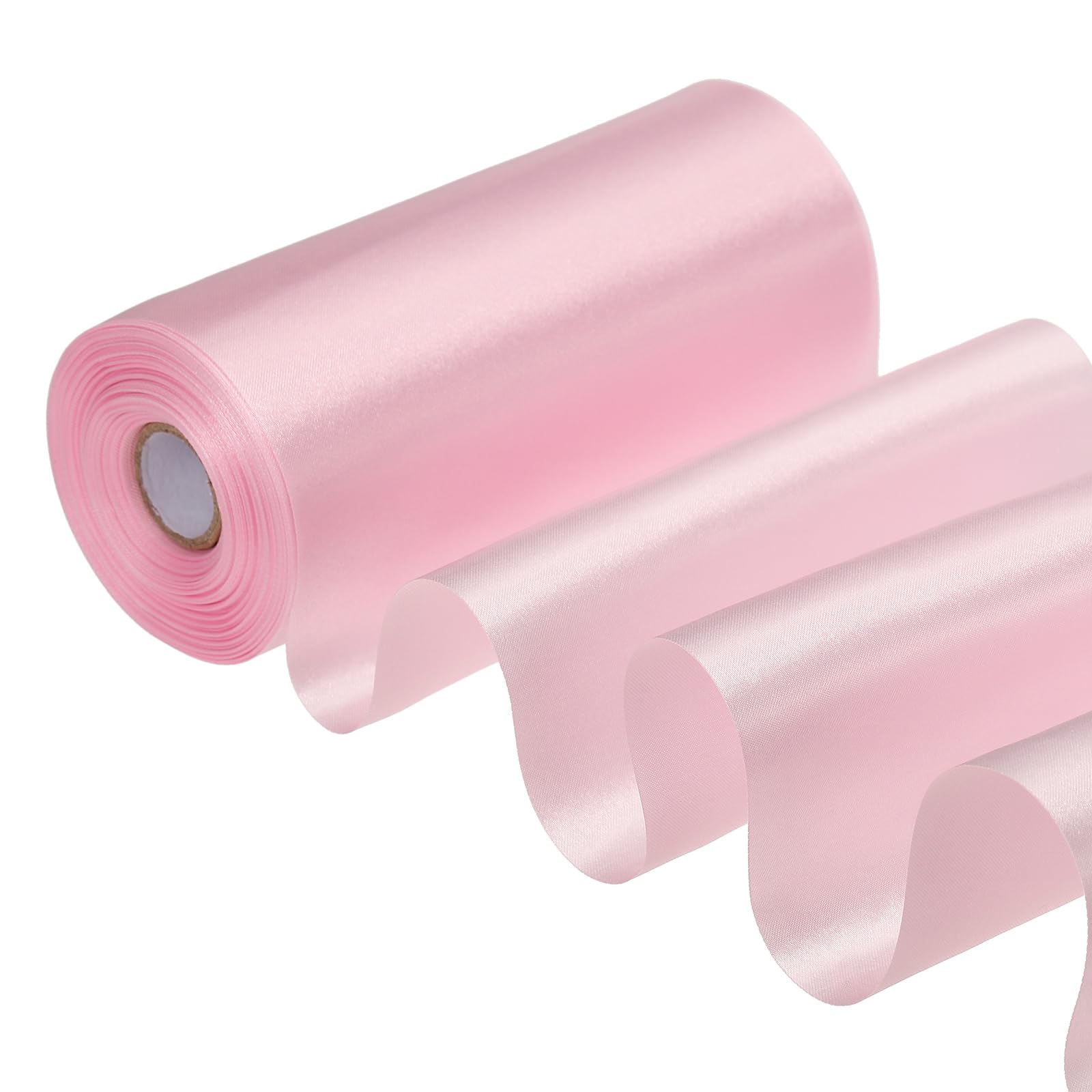 Cinta para lazo para auto de bodas en tejido de raso rosa brillante PATIKIL premium