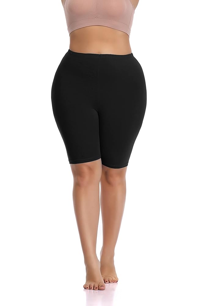 DITSONEO Plus Size Short Leggings for Women Sport Capris