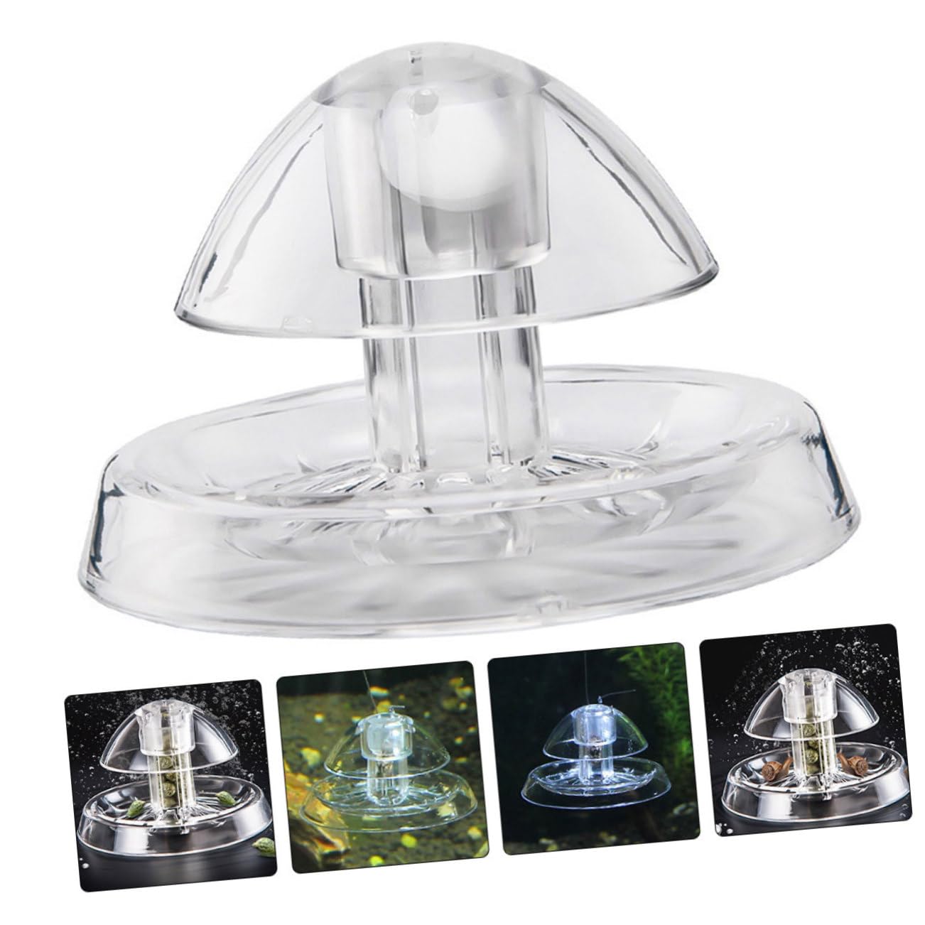 BESPORTBLE 12pièces Outil Pratique De Capture Escargots pour Aquarium Piège Réutilisable Plastique pour Éliminer Escargots Petit De Diamètre